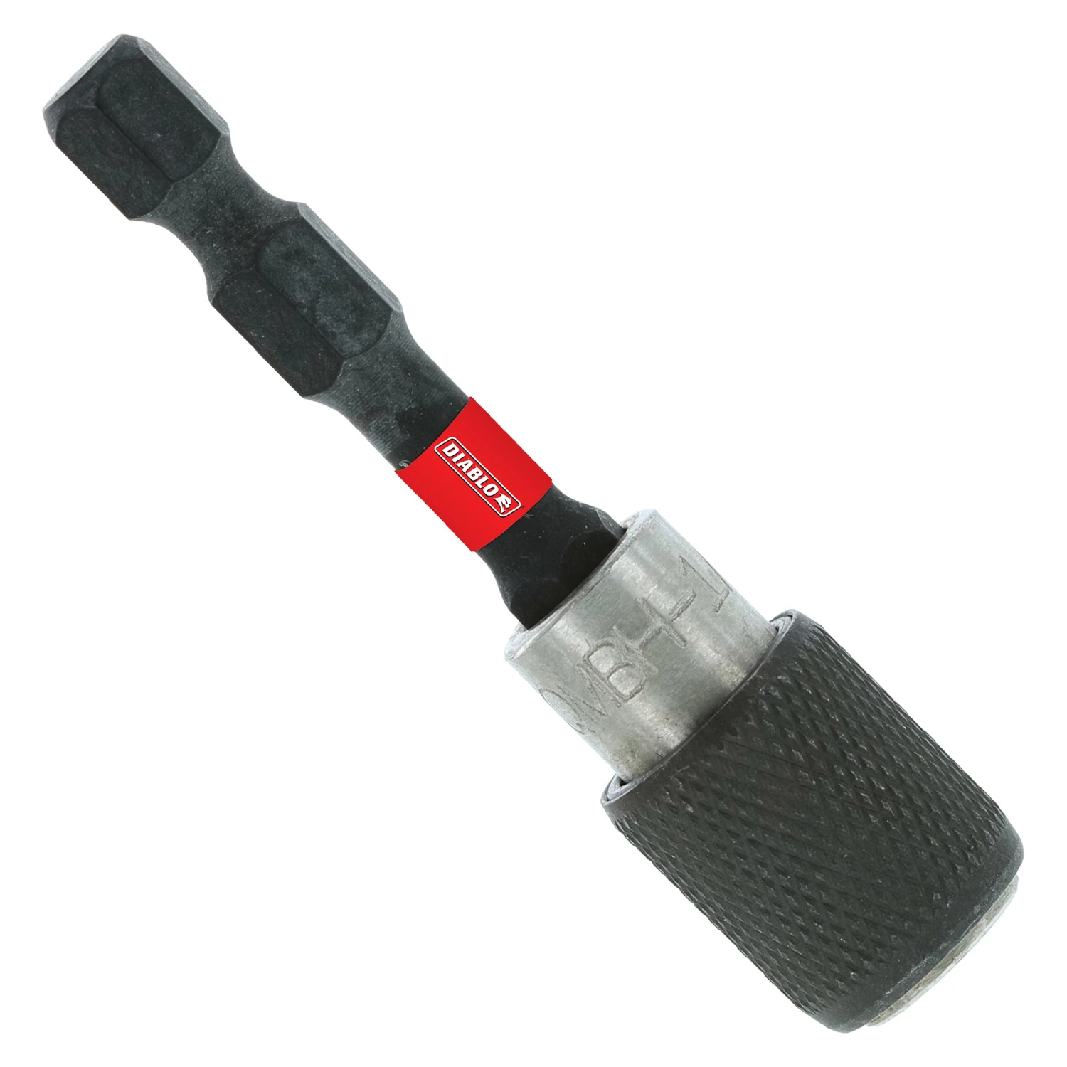 Diablo Hex 2-3/8 in. L Quick-Change Magnetic Bit Holder Black Oxide 1 pk