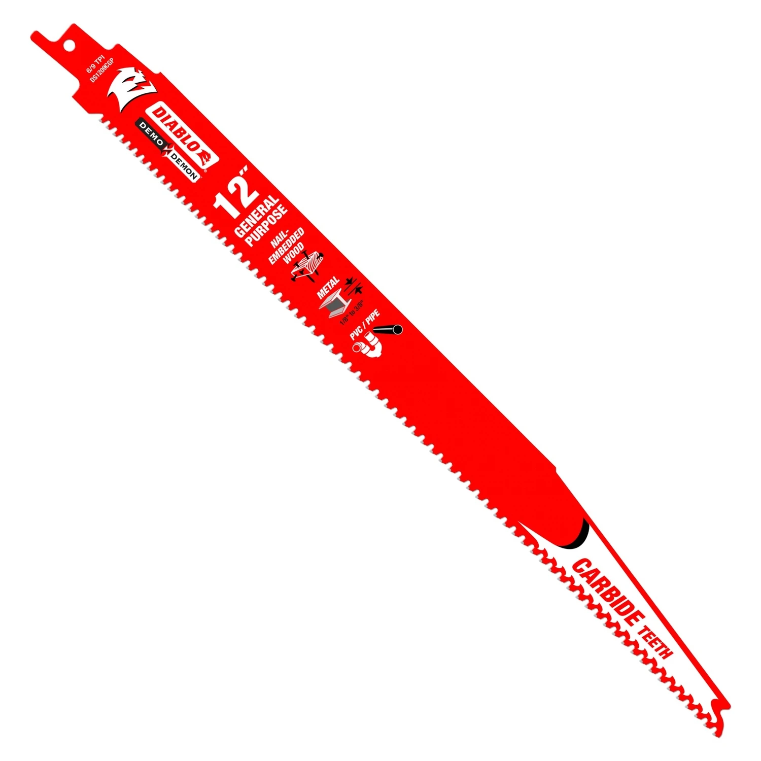 Demo Demon Reciprocating Blades, 12-In., 6-9 TPI, 10-Pk.