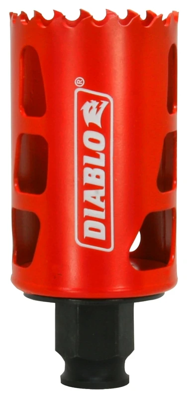 Hole Saw, 1 and 11/16 Inch Diameter by 2 and 3/8 Inch Depth