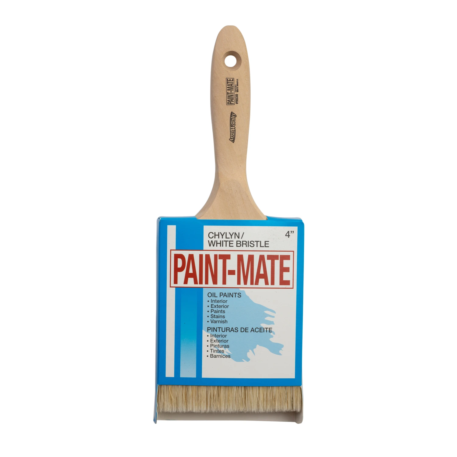 Paint-mate 4 In. Chiseled White China Bristle Paint Brush