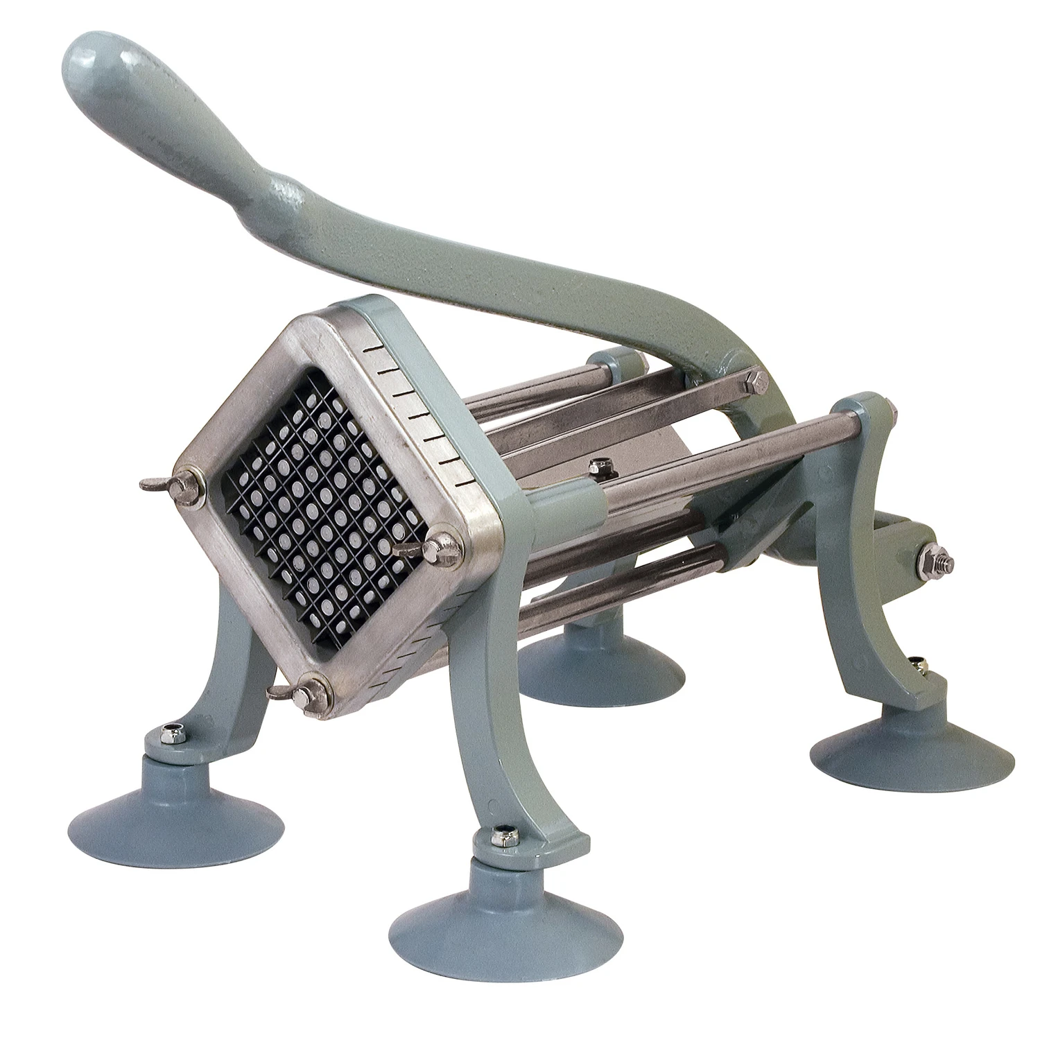 8 In. W X 14 In. L Gray Cast Iron Commercial French Fry Cutter