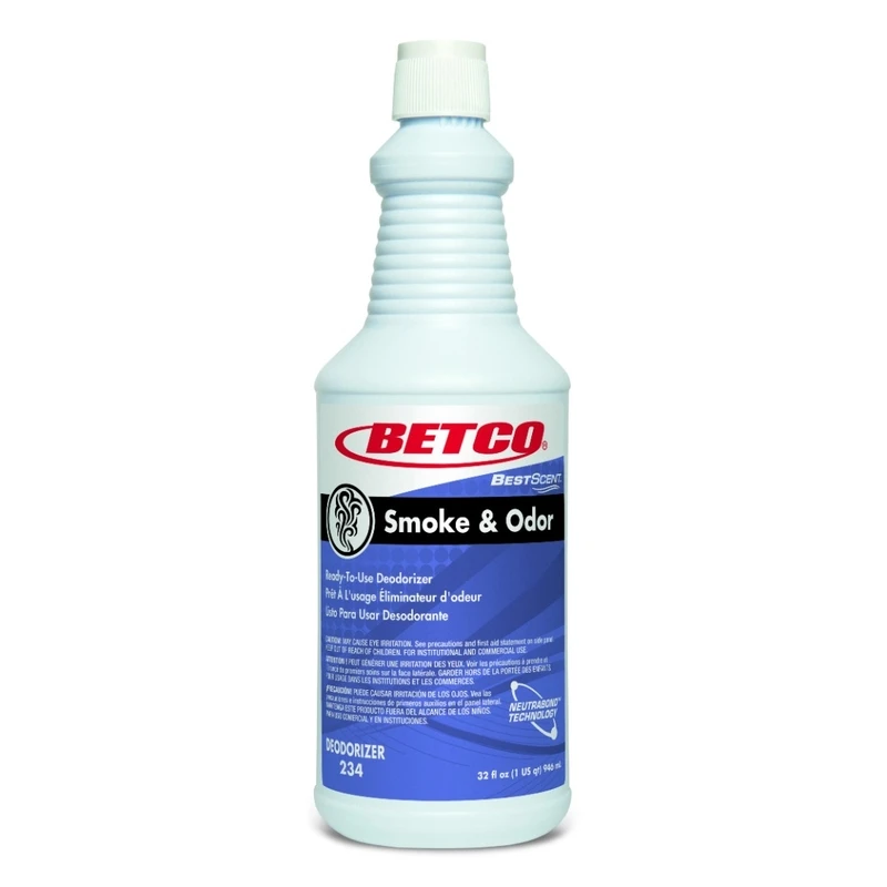 Betco BestScent Floral Scent Smoke Odor Eliminator 32 oz. Liquid