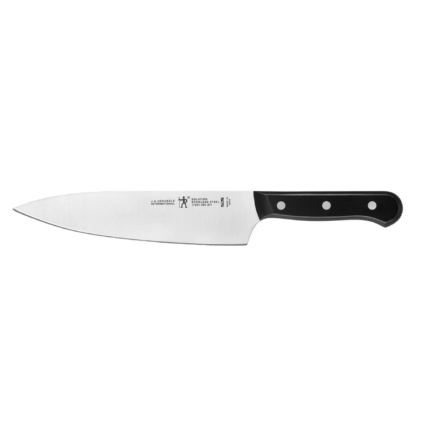 8 In. Stainless Steel Chef's Knife With Plastic Handle