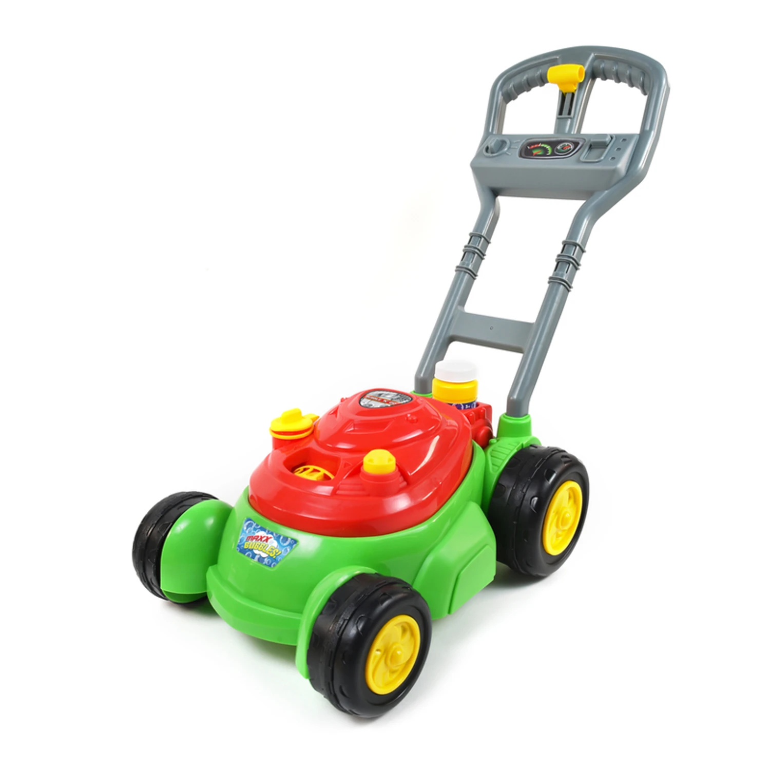 Lawn Mower Bubble Blower Toy Green/red 14.15" X 11.05" X 8.05"