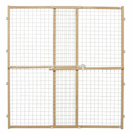 Midwest Wire Mesh Pet Safety Gate For Dogs, 44"h, Expands 29-50" Wide