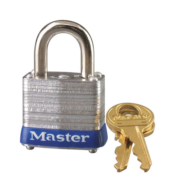 7ka P812 1 In. H X 1-1/8 In. W Steel 4-pin Cylinder Padlock 1 Pk Keyed Alike