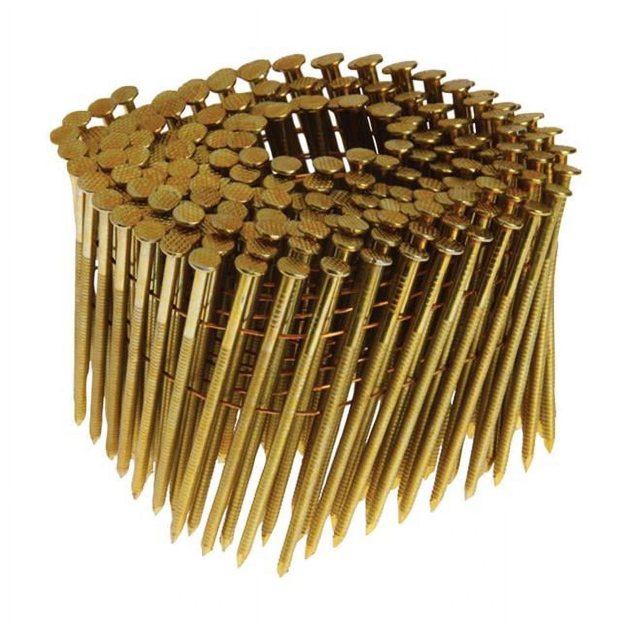 Grip-Rite 3-1/4 in. L X 11 Ga. Angled Coil Electro Galvanized Framing Nails 15 deg 2500 pk