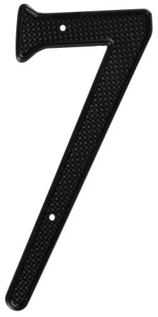 4 Inch Black No. 7 House Number 579953