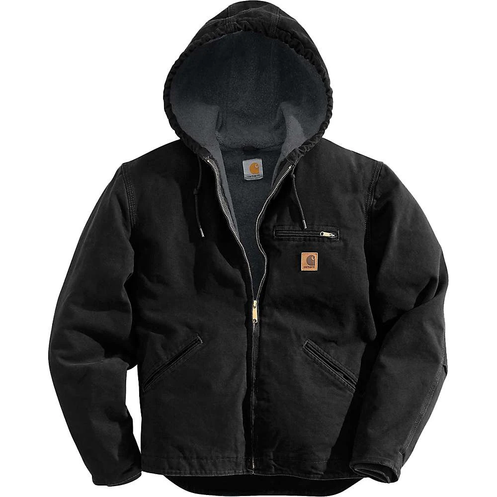Men's Sandstone Duck Sierra Jacket J141, Black, Medium Regular