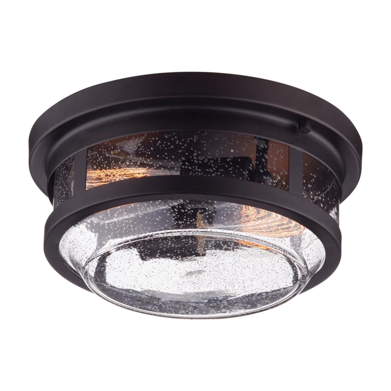 Wolfe Natural Bronze Dimmable Outdoor Light Fixture Hardwired 2-light