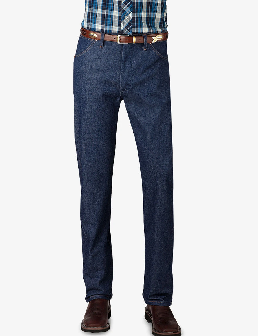 Men's Cowboy Cut Original Fit Jeans, Rigid Indigo Denim, 33x36