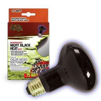 Night Black Heat Incandescent Spot Bulb, 75 Watt - Model Srz100009929