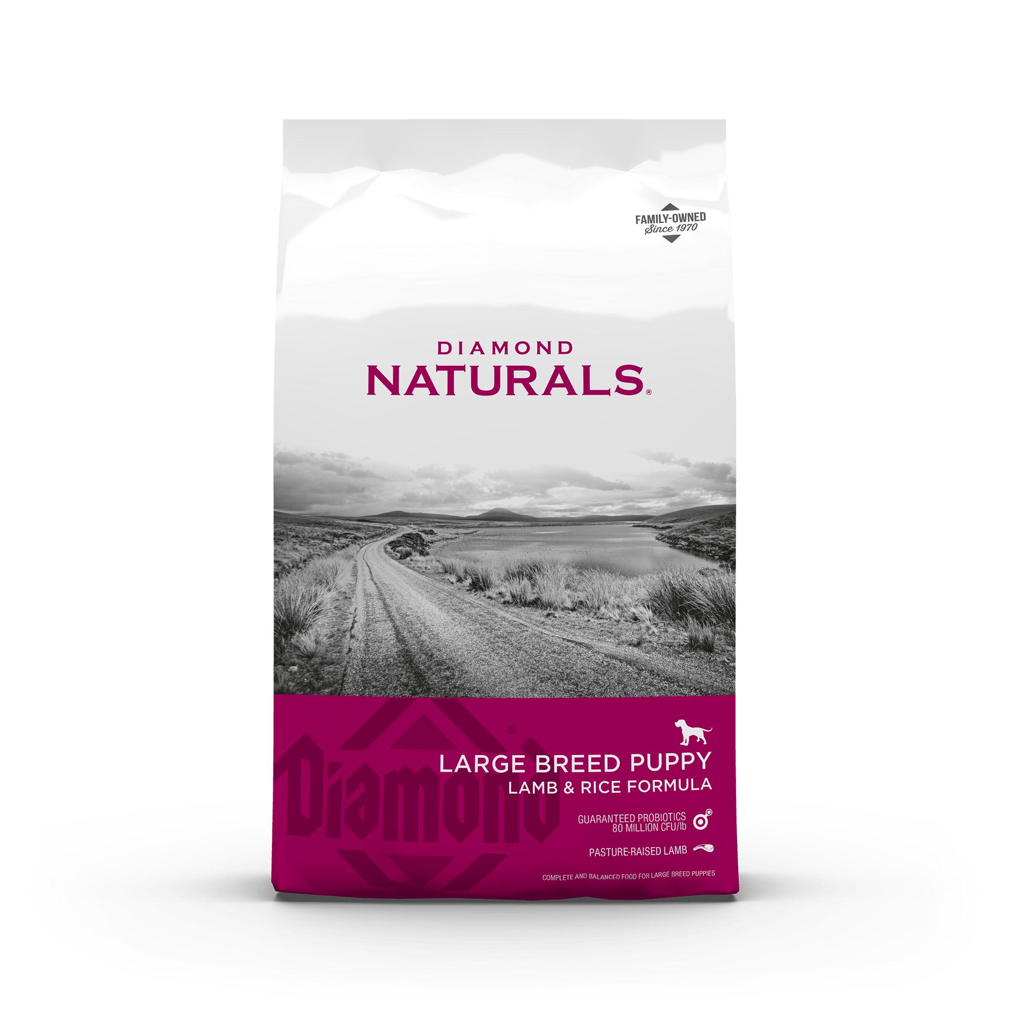 Diamond Naturals Large Breed Puppy Dry Dog Food, Lamb And Rice Formula, 6 Lb. Bag