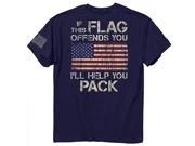 Buck Wear 20374 Pack It Shirt Navy - Extra Large