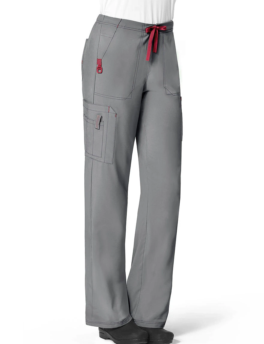 Women's Cross-flex Utility Boot Cut Scrub Pant, Pewter, Large