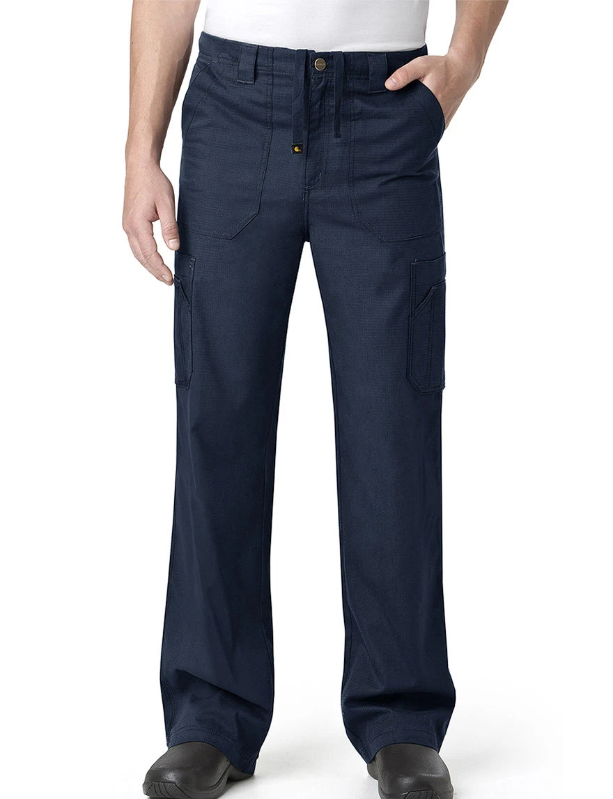 Men's Ripstop Multi-cargo Scrub Pant - Navy - Small