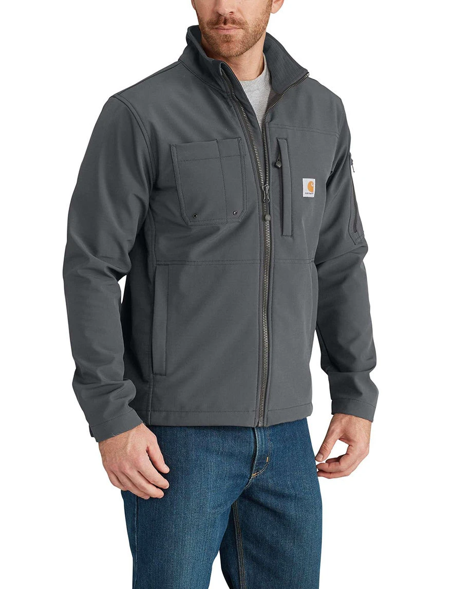 Men's Rough Cut Jacket - Medium Regular - Charcoal - Durable And Stylish
