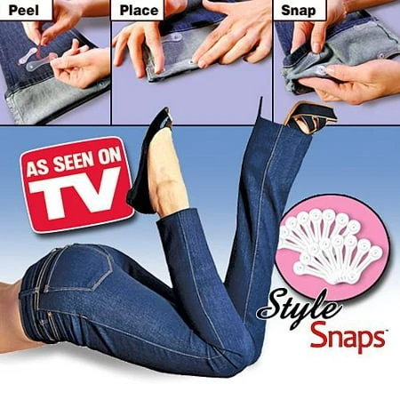 As Seen On Tv Style Snaps Hemming My Way - 16 Adjustable Reusable Snaps