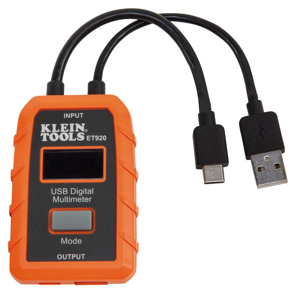 Et920 Usb Digital Meter With Usb-a And Usb-c Connectivity