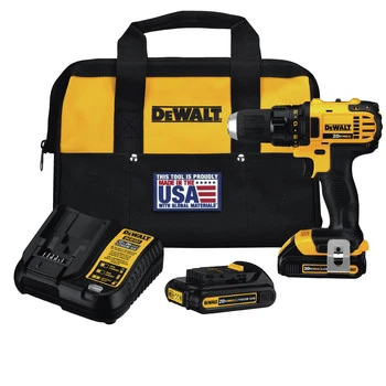 Factory Reconditioned Dewalt Dcd780c2r 20v Max 1/2 In. Cordless Drill Driver Kit