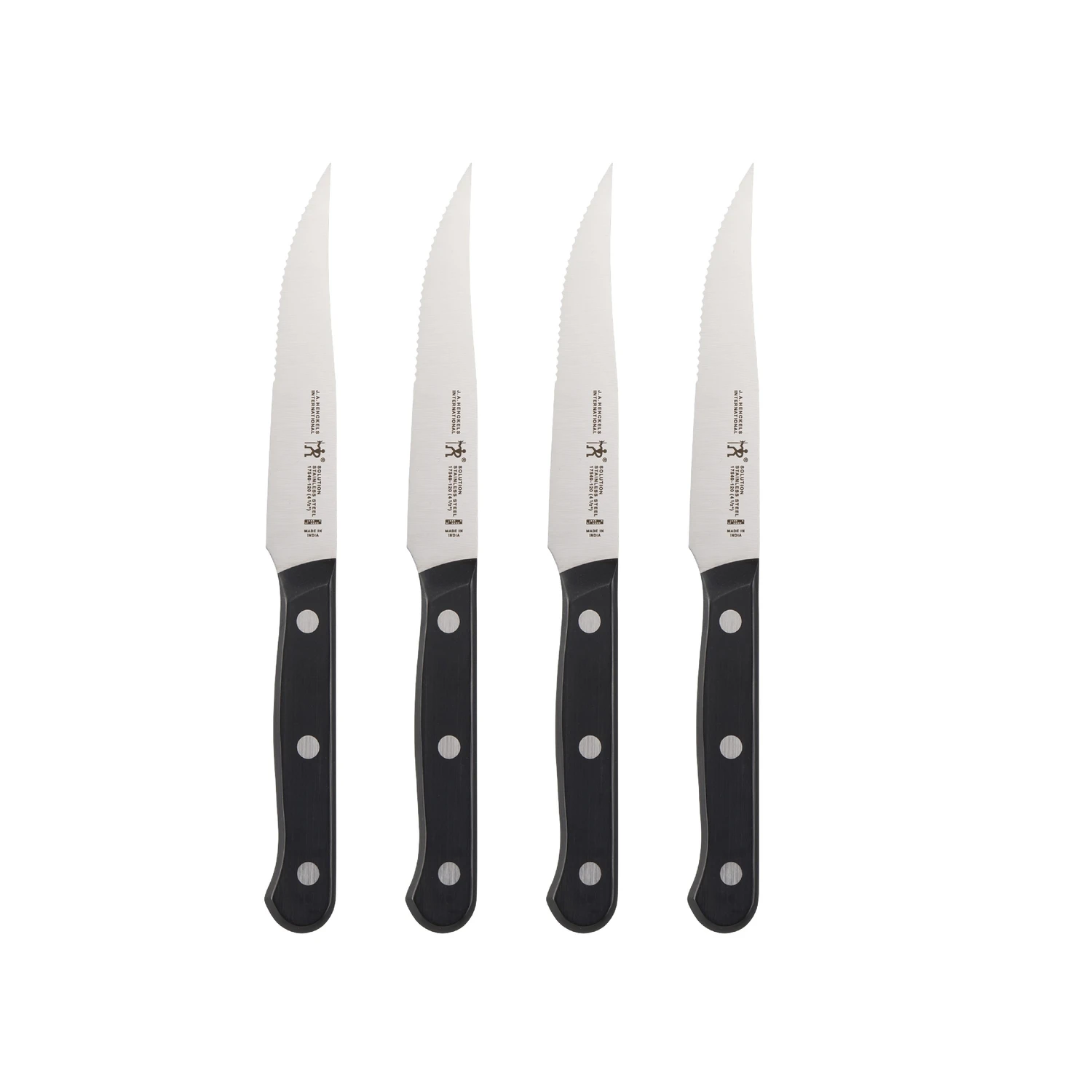 4.5 In. Stainless Steel Steak Knife Set - 4 Piece
