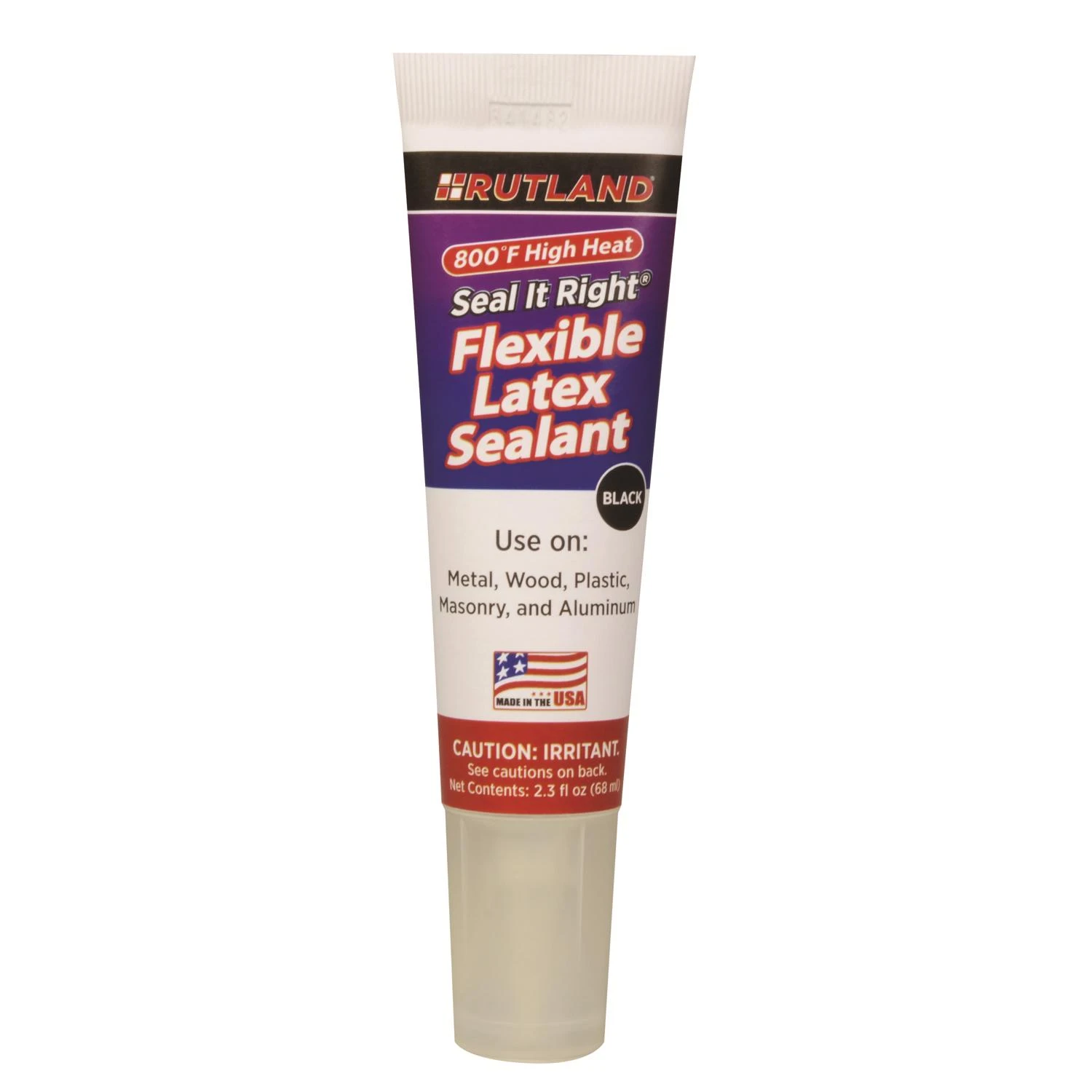 Seal It Right Direct Vent Appliance Sealant 2.3 Ounce Tube - Black Latex