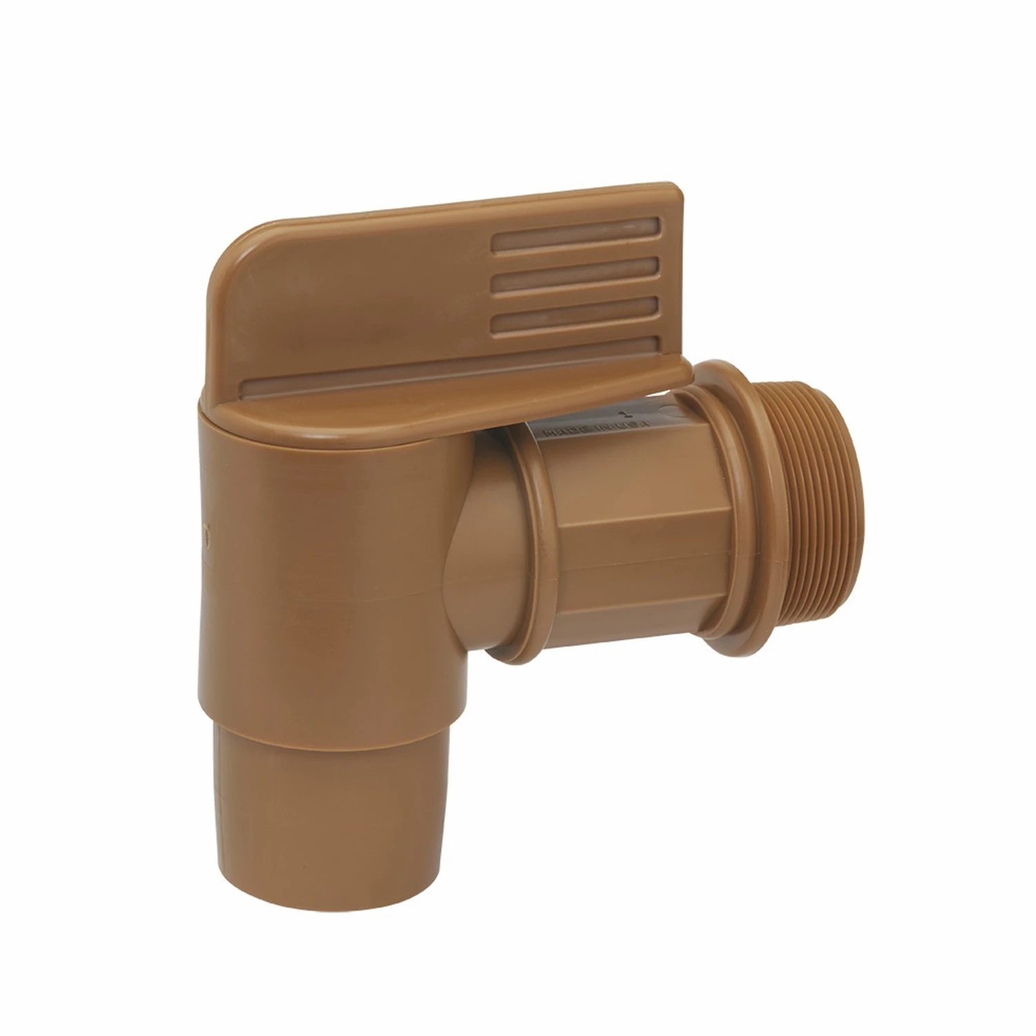 2 In. X 2 In. Polystyrene Drum And Barrel Faucet Mip - Model 109-213