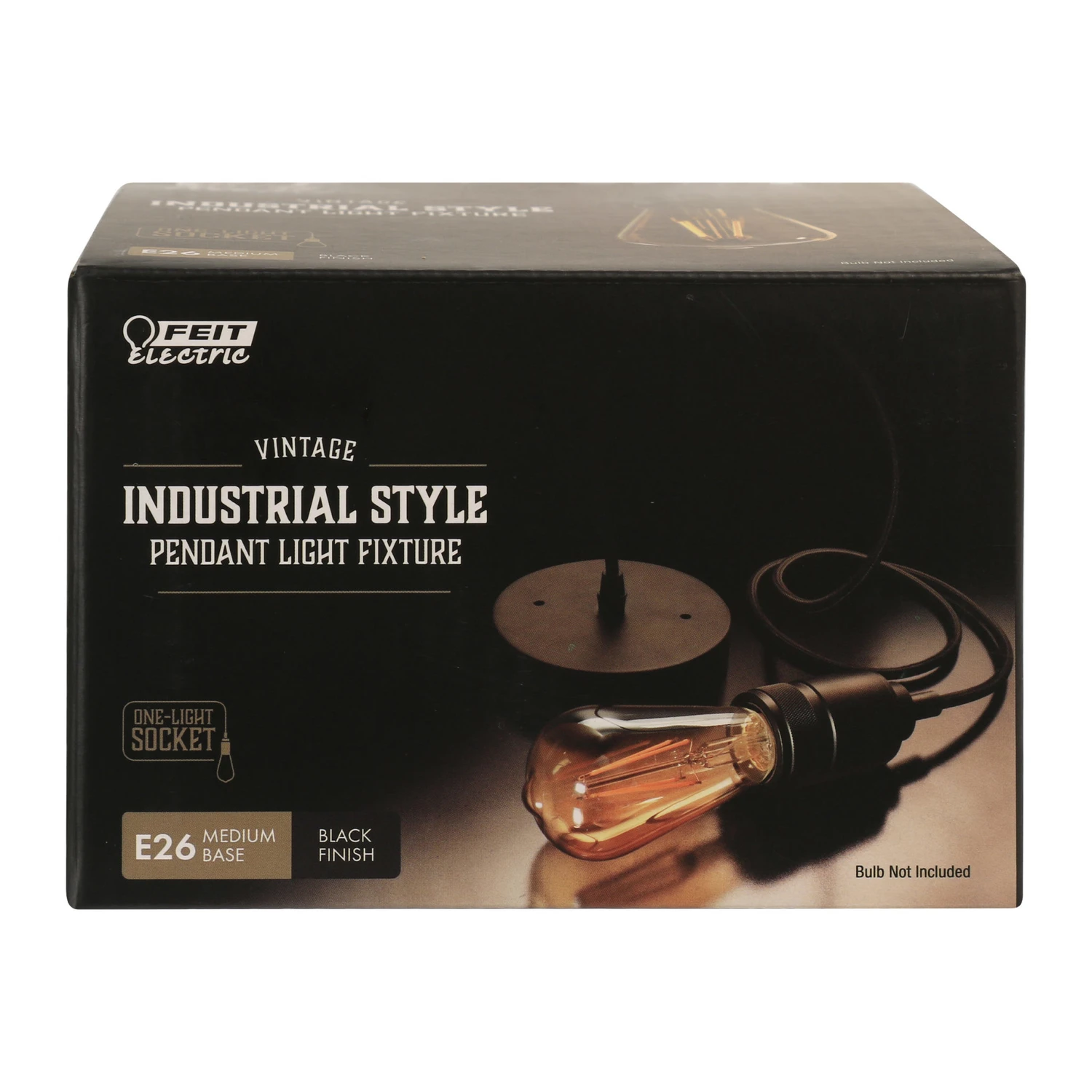 Black 1-light Adjustable Pendant Light, Model Pn/blk