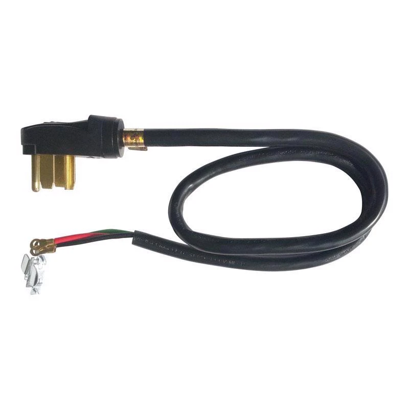 10/4 Srdt 4 Ft. L Indoor Dryer Cord - Black