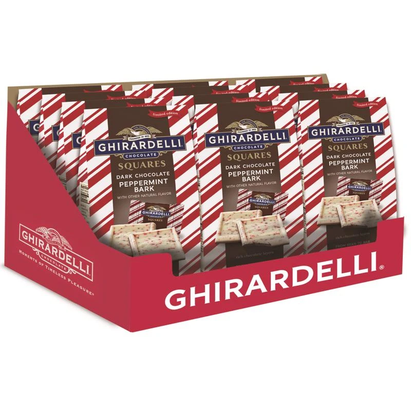 Ghirardelli Dark Peppermint Bark Bag (2 pk.)