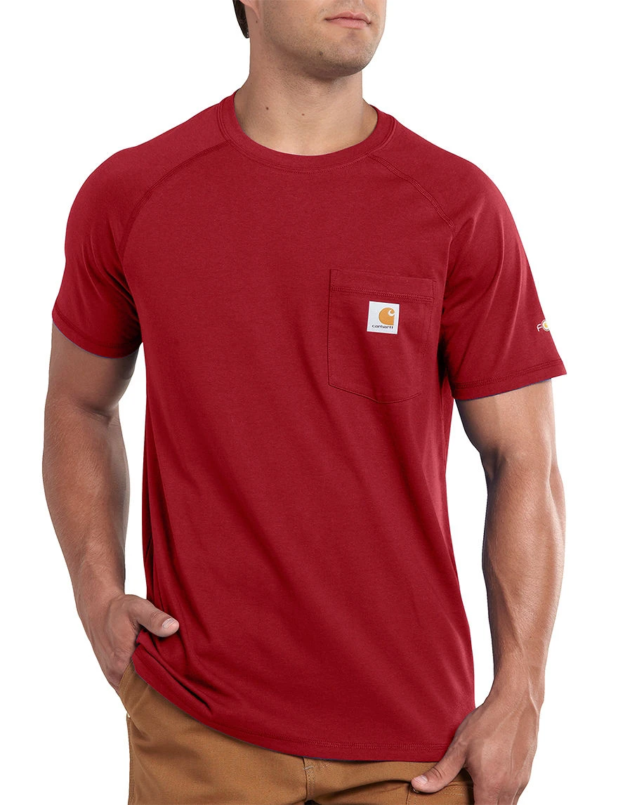 Men's Force Short Sleeve T-shirt - Crimson - X-large