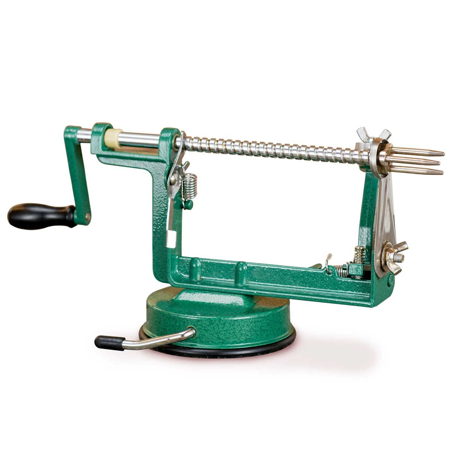 Lem Stainless Steel Apple And Potato Peeler With Suction Base Model 662