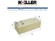 27 Gallon Below Deck Permanent Marine Fuel Tank, 36.5"l X 16"w X 11.75"h