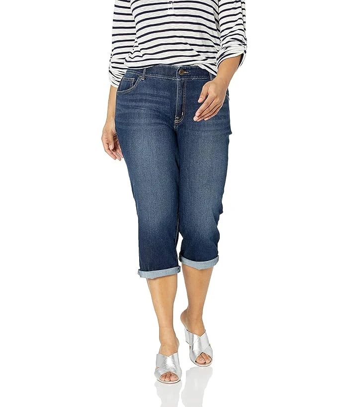 Plus Size Lee Flex Motion 21in. 5 Pocket Capri Jeans For Women