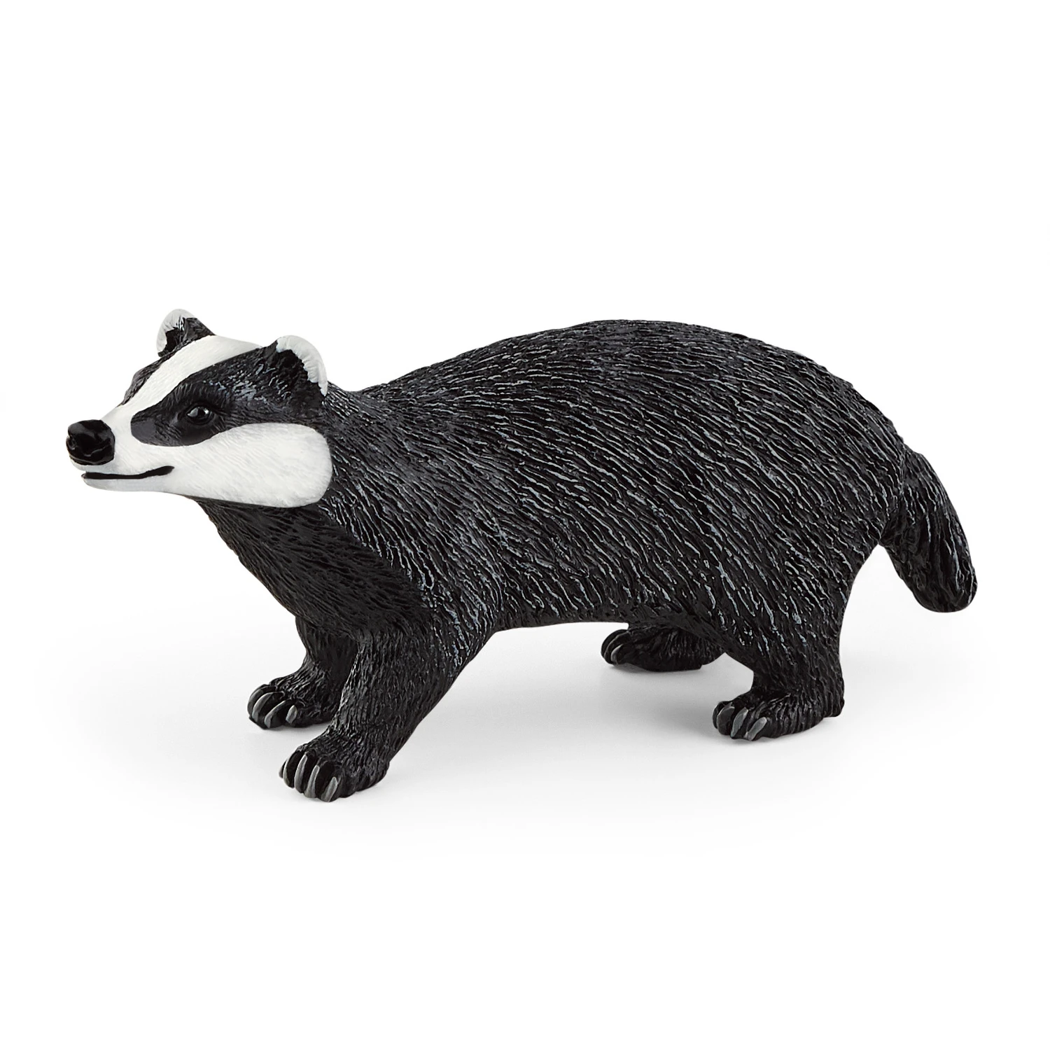 Wild Life Badger Toy Figurine Black/white 3.1 X 0.9 X 1.3 Inches