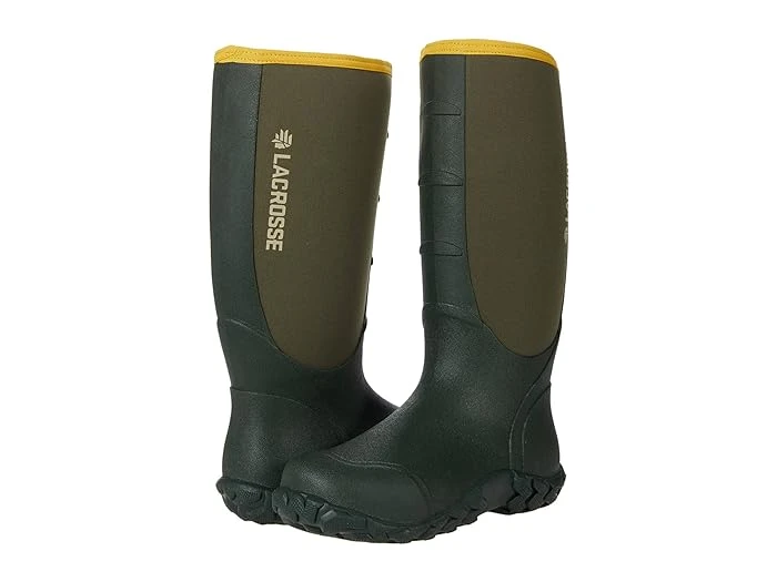 Men's Alpha Lite 16 Inch 5mm Neoprene Rubber Boot Size 8 Green