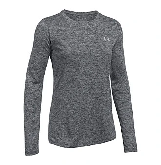 Women's Tech Twist Long Sleeve Tee, Size Xl, Black/graphite