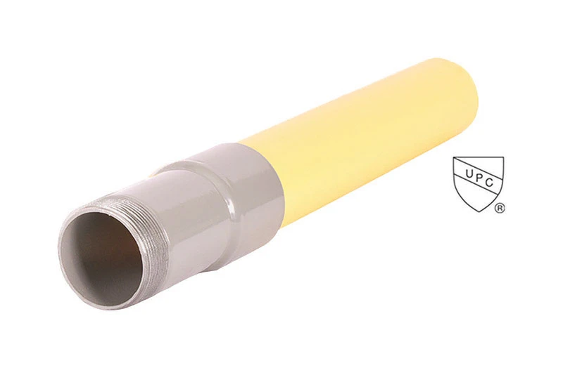 Underground 1 In. Polyethylene Gas Pipe Transition Fitting