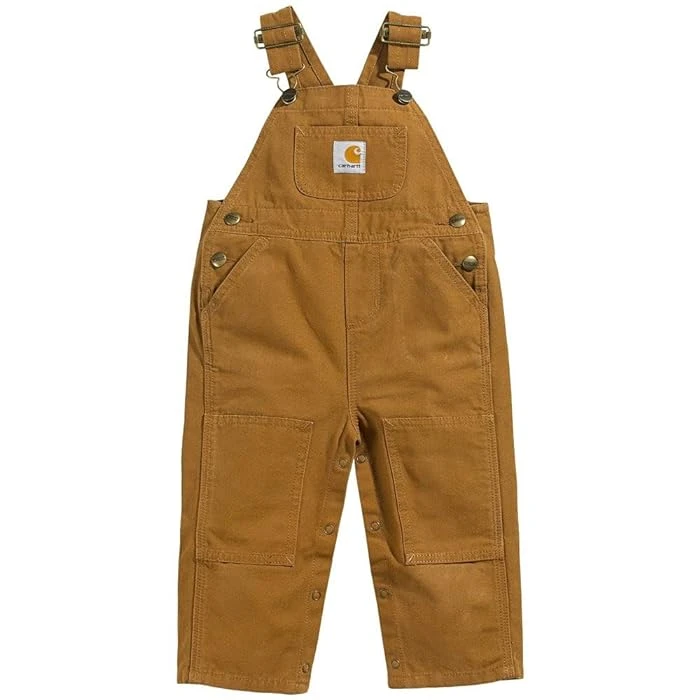 Toddler Boys' Canvas Duck Bib Overalls - 24 Months - Carhartt Brown