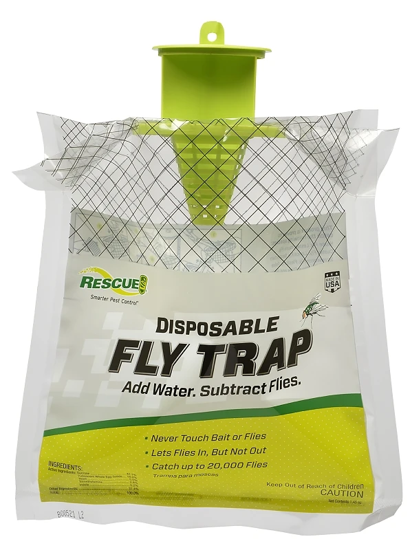 Disposable Outdoor Fly Trap - Model Ftd-db12 - Non-toxic And Easy To Use