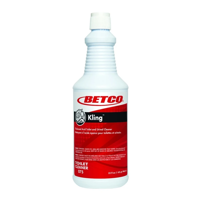 Kling Mint Scent Toilet Bowl Cleaner 32 Oz Liquid, Pack Of 12