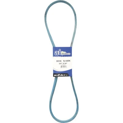 Blue Kevlar V-belt 5/8" X 54" Model B51k-5l540k For Farm & Turf Equipment