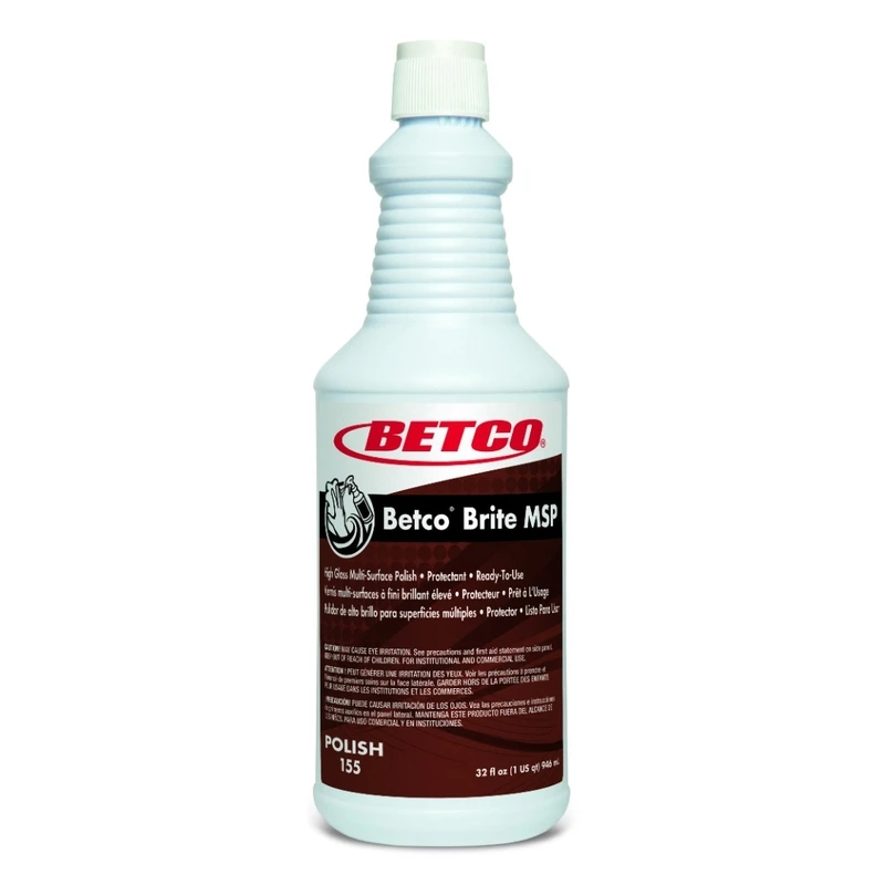 Betco Lemon Scent Cleaner and Polish Liquid 32 oz.