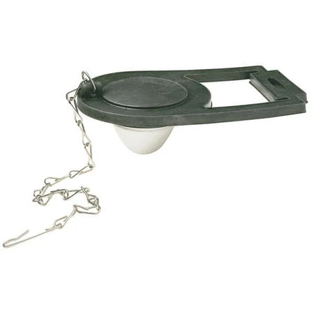 Crane 2 Inch Toilet Flapper With Foam Float And Stainless Steel Chain