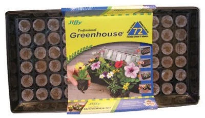 Professional 72-cell Greenhouse Seed Starter Kit With Superthrive And Plant Markers