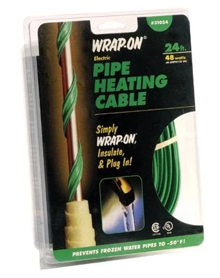 13 Feet Electric Pipe Heating Cable With Thermostat - 120v Heat Tape