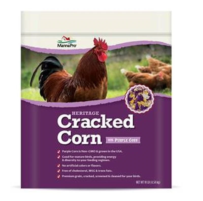 Premium Cracked Corn With Purple Corn 10lb Chicken Feed