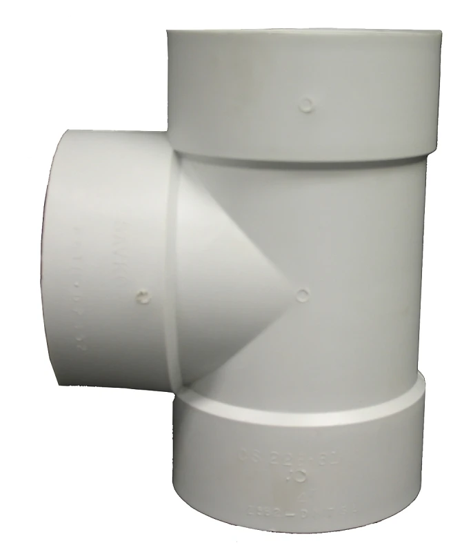 4 Inch Triple Wall Tee Pipe Fitting - Ads 3000 Model 36-1083tw