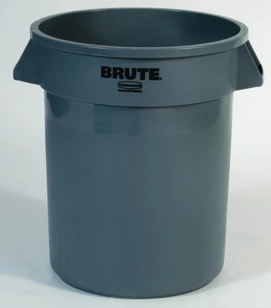 20 Gallon Gray Round Brute Container Without Lid, Model Fg262000gray