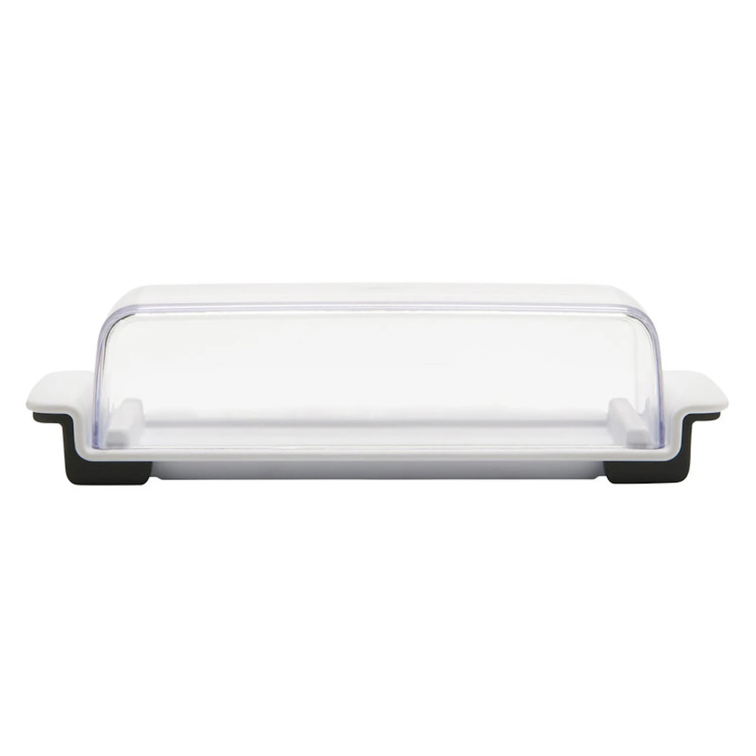 Good Grips 2-11/16 In. W X 7-11/16 In. L Black/white Plastic Butter Dish 4 Oz